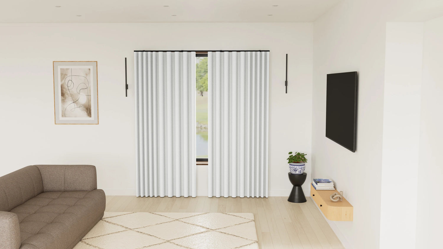 Cloud Sheer Curtain
