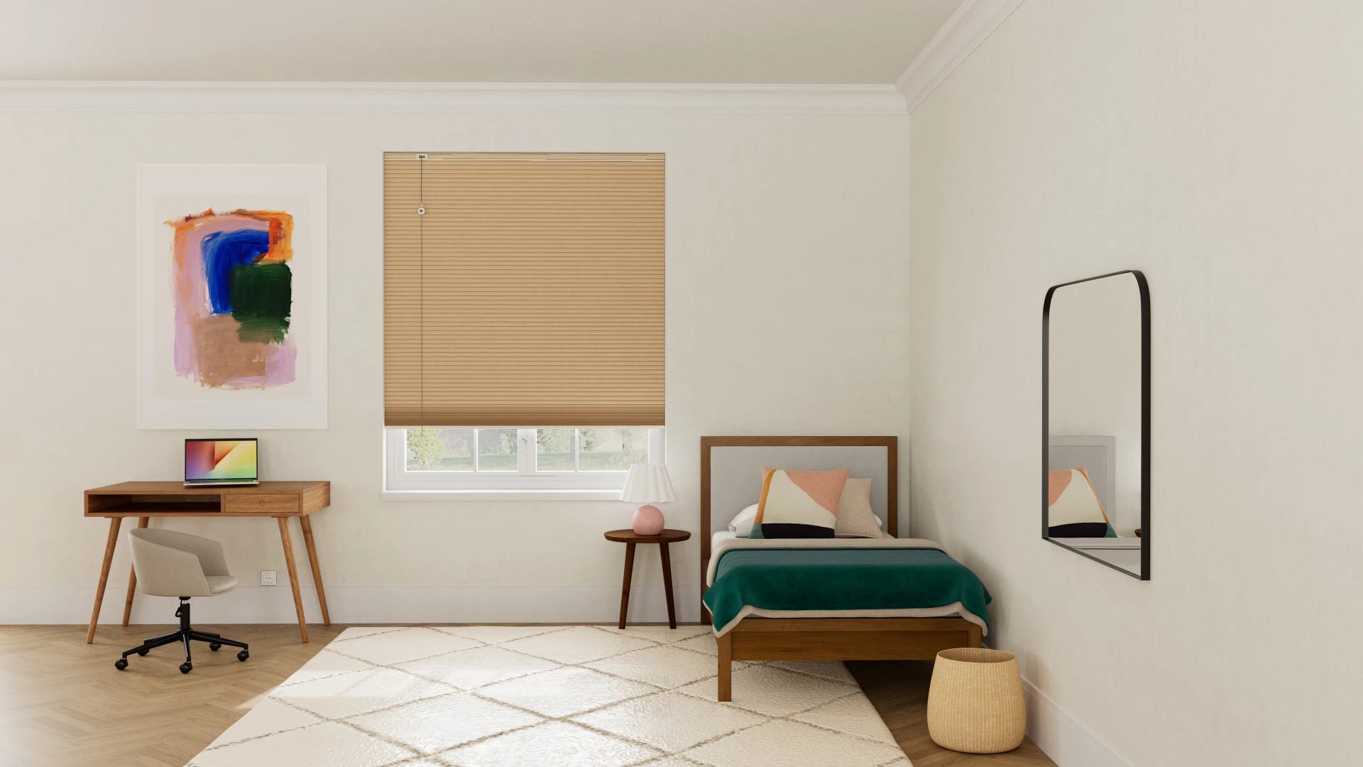 Honeycomb Blockout Corded Blind