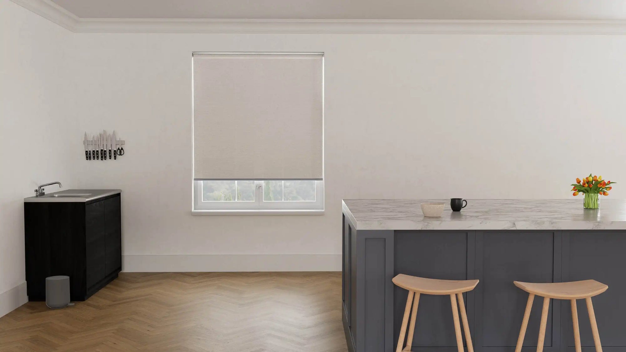 Jersey Light Filtering Roller Blind