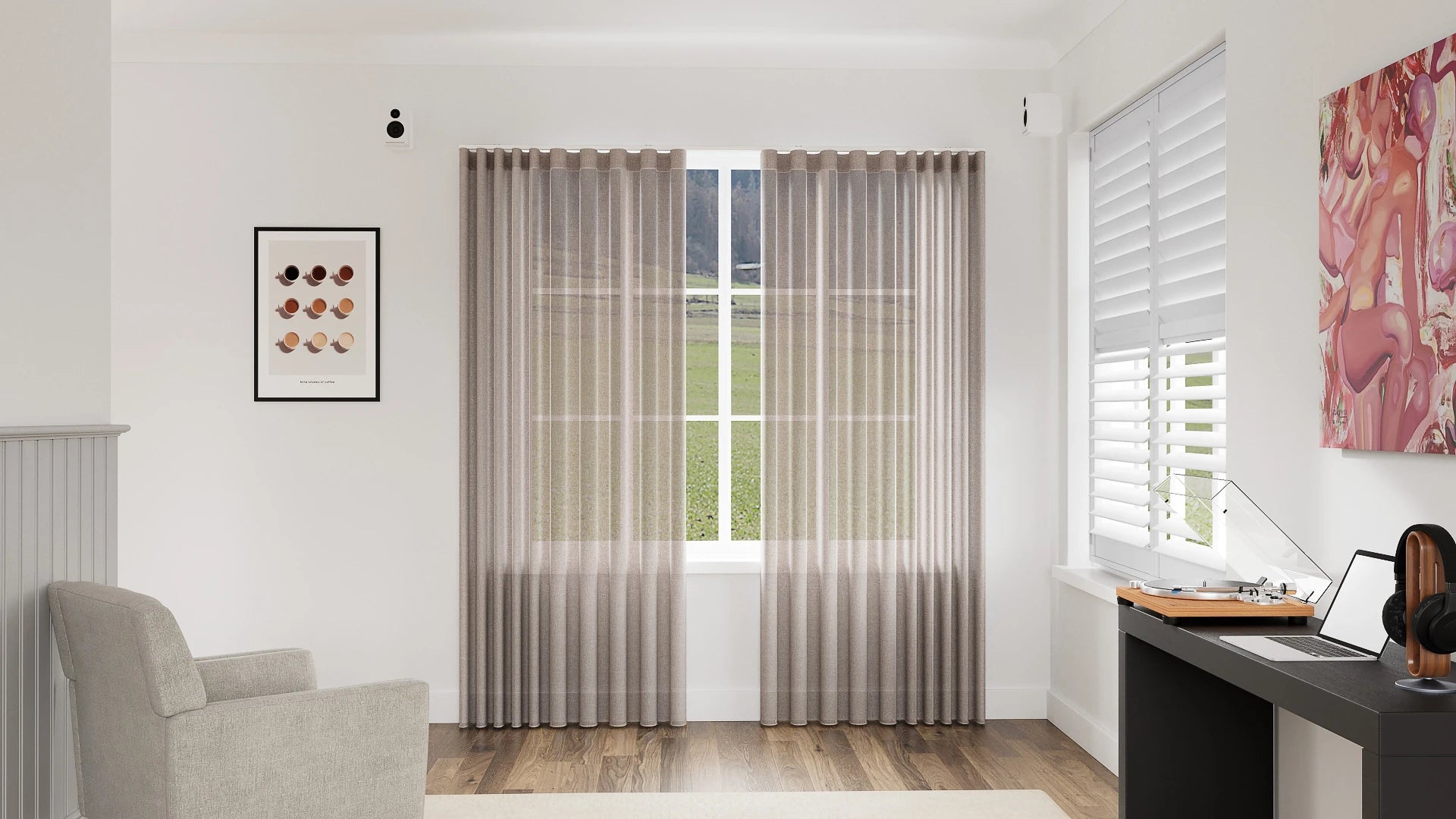 Graceful Sheer Curtain