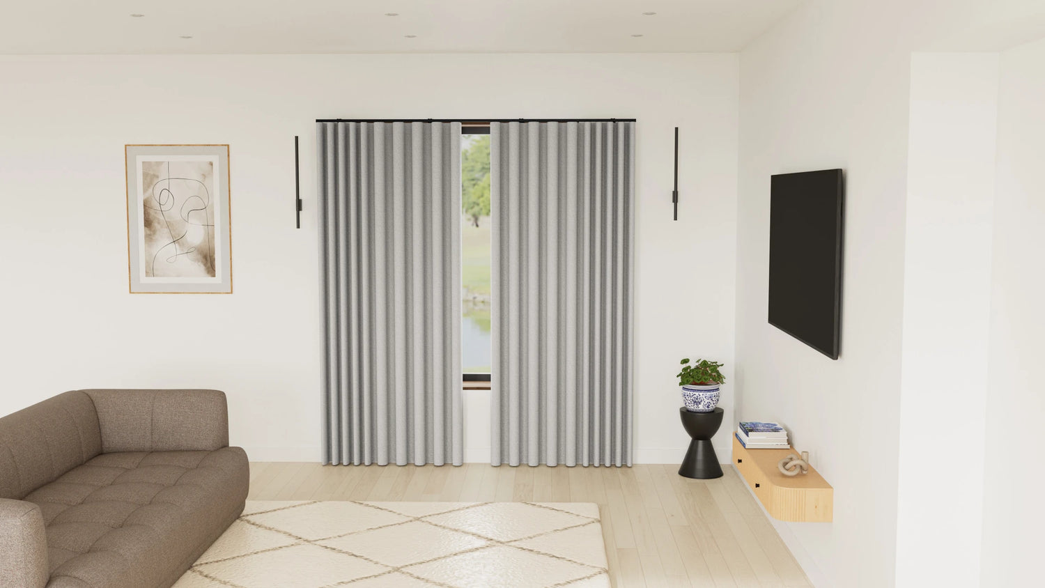 Cloud Sheer Curtain