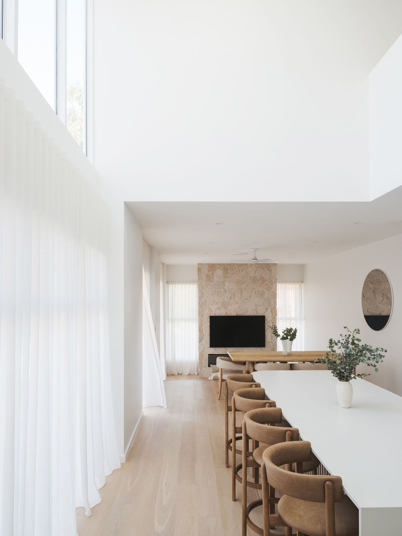 Light and airy: sheer curtains take the lead