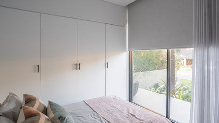 Simple, stylish remote controlled roller blinds