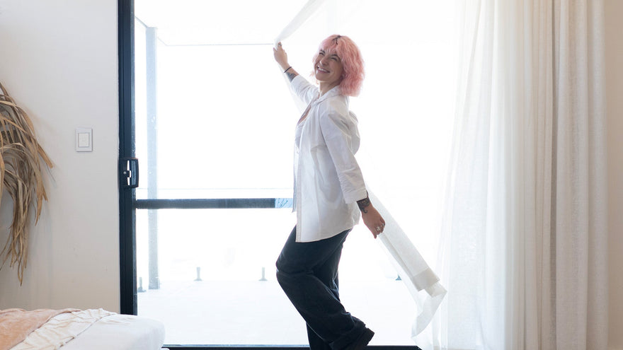 Smart ways to cover a sliding door with curtains or blinds