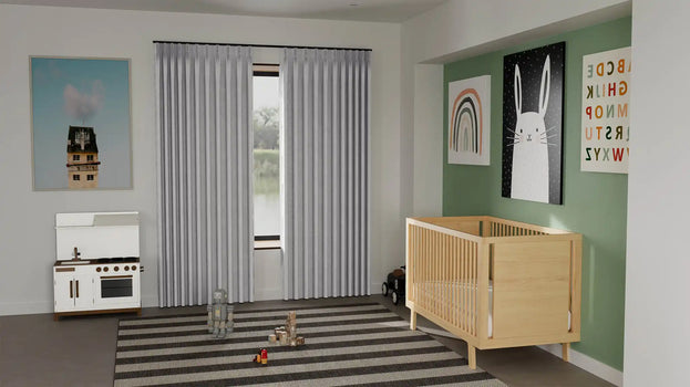 Weylands Blockout Curtain & Odin Sheer Curtain Double