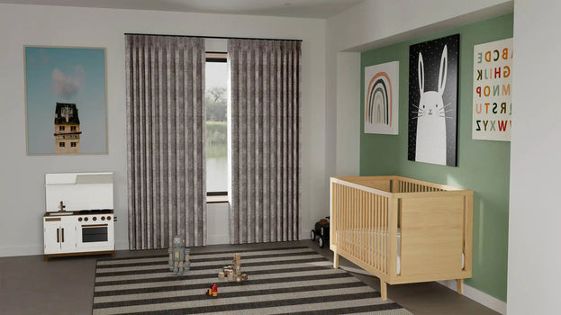 Weylands Blockout Curtain & Odin Sheer Curtain Double