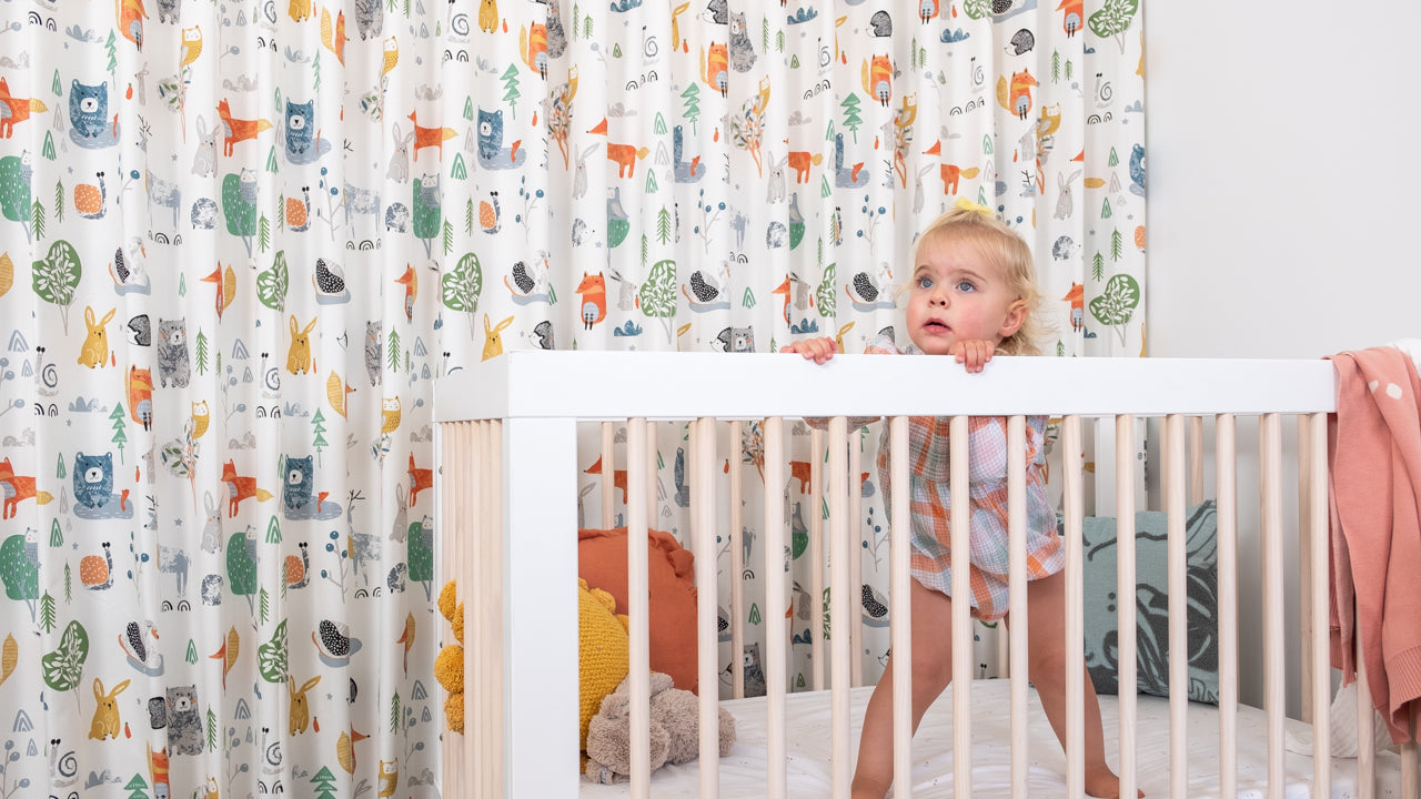 Forest Friends Unlined Curtain