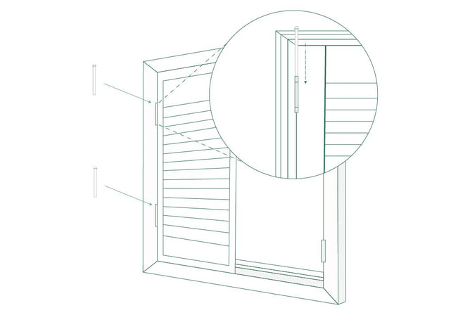 How to install Shutters