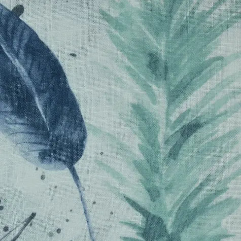 Mossman Blue sheer fabric swatch